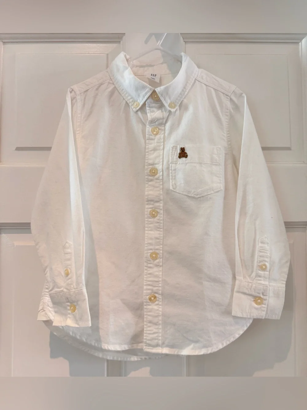 Gap White Oxford Toddler Shirt Size 4Y 🤍